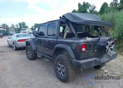 2020 Jeep Wrangler Unlimited Sport S 4X4 из США, поврежденный, VIN 1C4HJXDN7LW113735